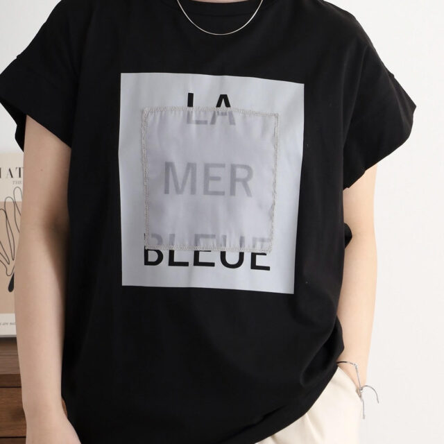 オーガンジーロゴ Tシャツ